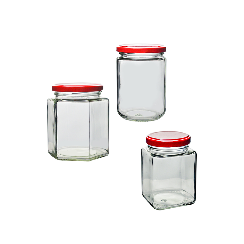 3.5g food grade glass jar with aluminum lid 